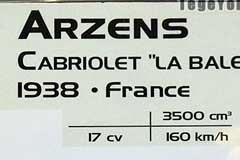 Paul Arzens CABRIOLET 「LA BALEINE」