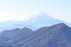 富士山と檜洞丸。