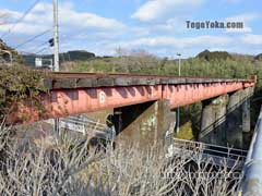 細見川橋りょうの様子。