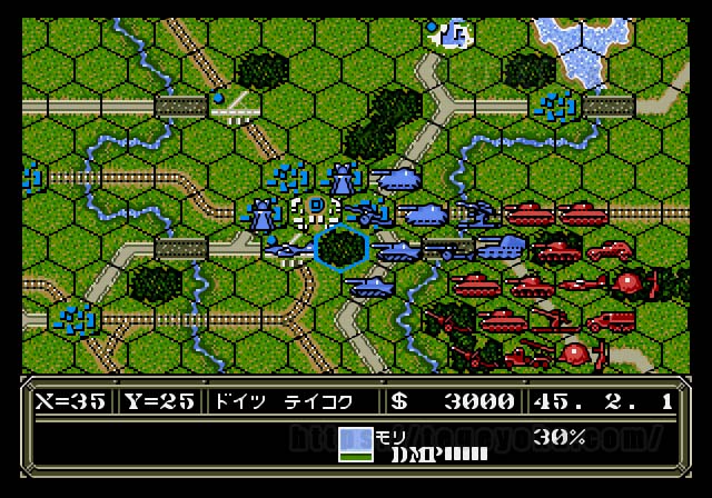 メガドライブ版アドバンスド大戦略