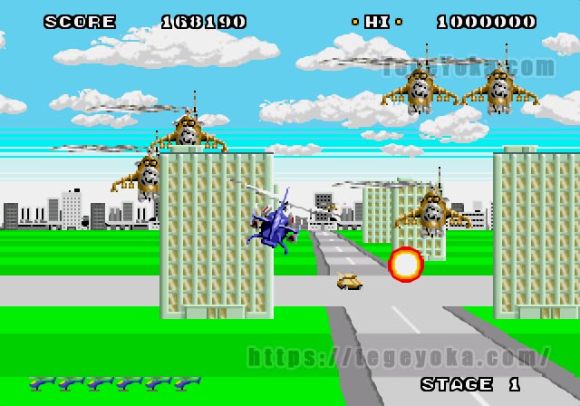 メガドラ版サンダーブレード