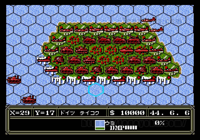 メガドライブ版アドバンスド大戦略