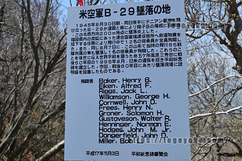 祖母山・四季見橋登山口コース