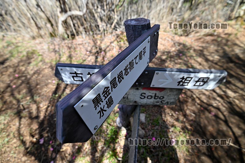 祖母山・四季見橋登山口コース